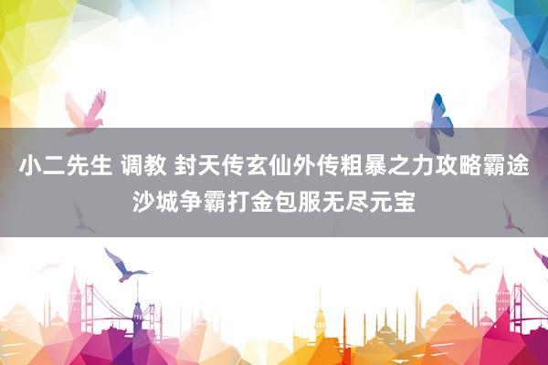 小二先生 调教 封天传玄仙外传粗暴之力攻略霸途沙城争霸打金包服无尽元宝