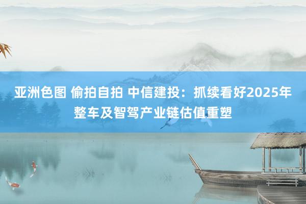 亚洲色图 偷拍自拍 中信建投：抓续看好2025年整车及智驾产业链估值重塑